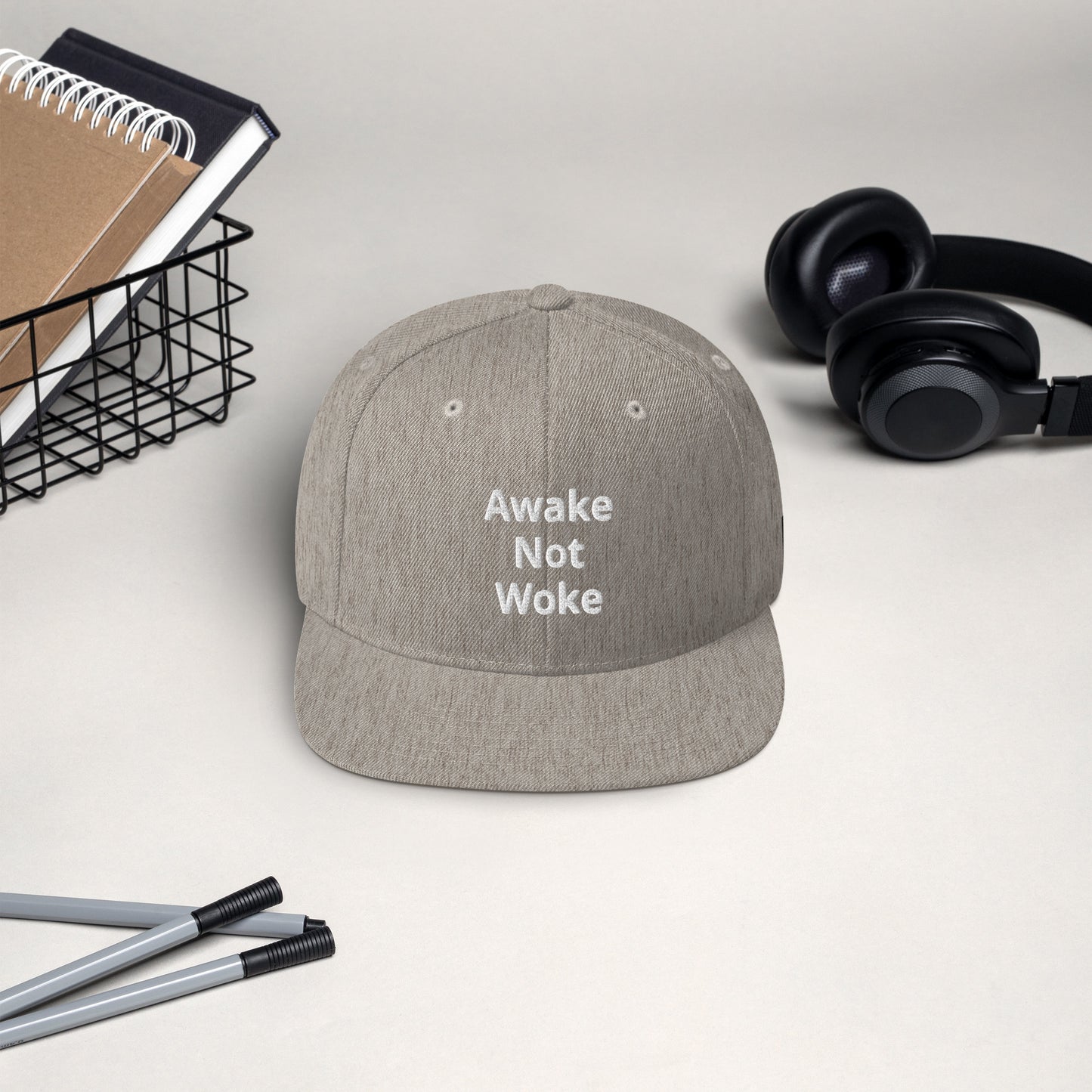 Awake Not Woke - Snapback Hat