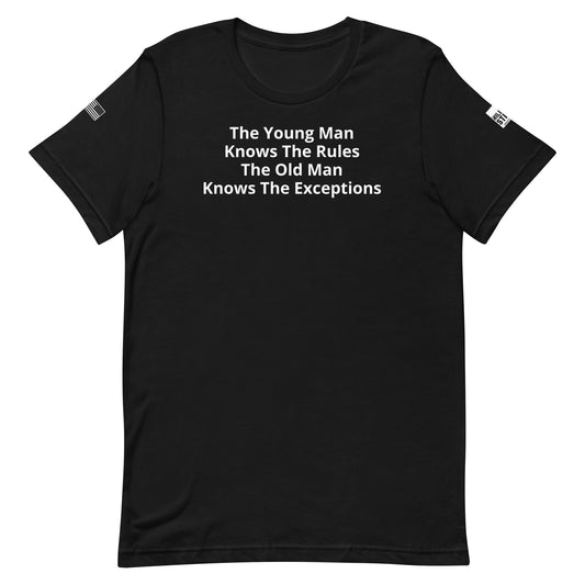 The Young Man Knows The Rules - t-shirt